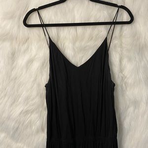 H&M black sleeveless jumpsuit